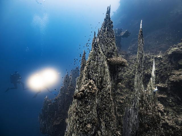Aiguille de Prony in Prony Bay, New Caledonia.