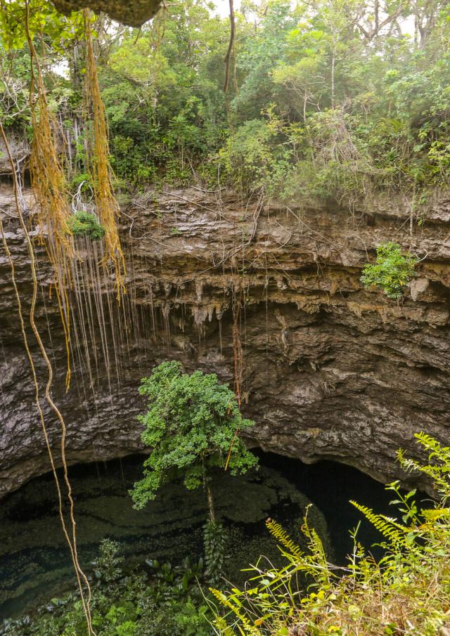 Le Trou de Bone in Maré, Loyalty Islands of New Caledonia.