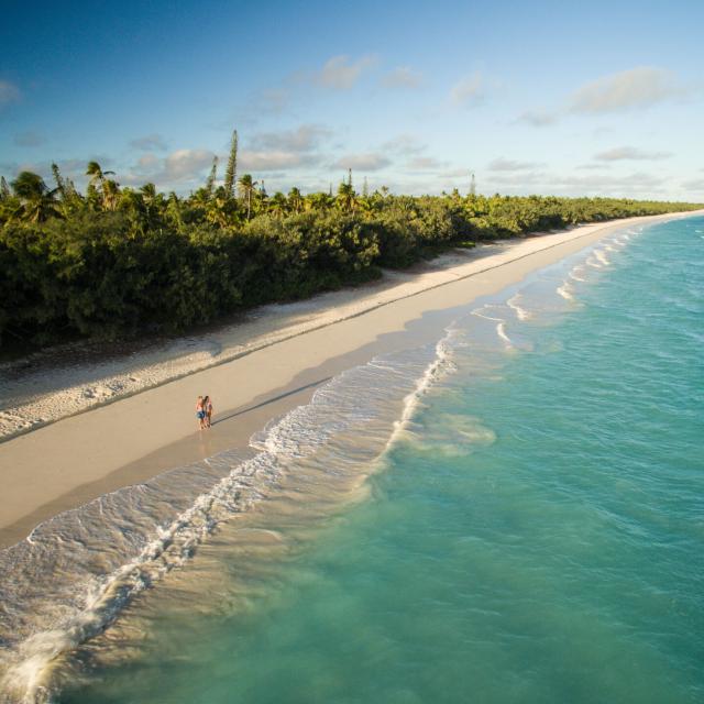 Plage de Fayaoué or 25 km beach in Ouvéa, Loyalty Islands, New Caledonia.