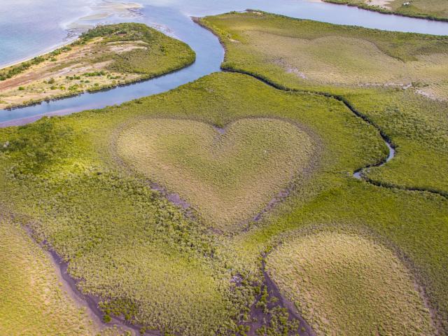 Flight over the heart of Voh and the mangroves on New Caledonia's west coast.