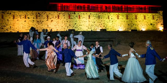 The Son et Lumière Festival, an open-air show at Fort Teremba in Moindou, New Caledonia.