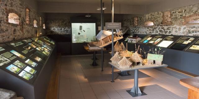 Permanent exhibition at the Fort Teremba historic site in Moindou, New Caledonia.