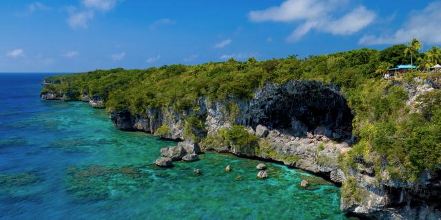 The Cliffs of Jokin in Lifou, Loyalty Islands of New Caledonia.