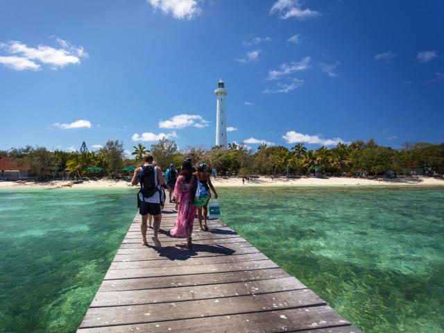 Daytrip to l'îlot Amédée and its lighthouse in Nouméa, New Caledonia.