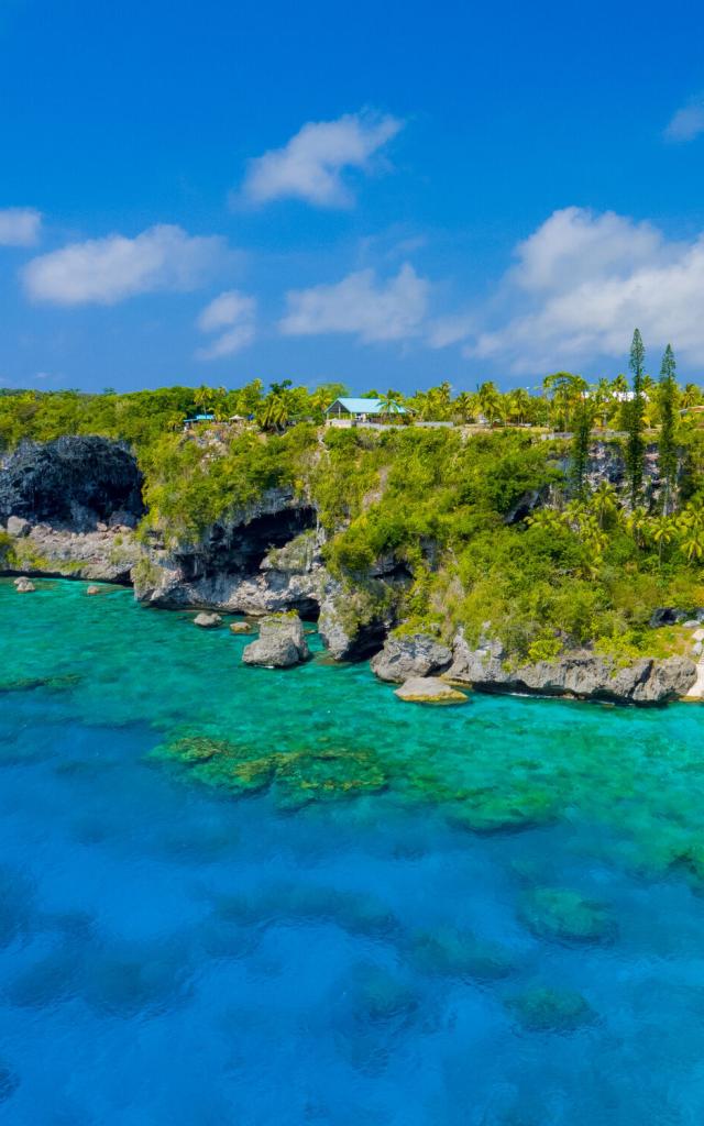 The Cliffs of Jokin in Lifou, Loyalty Islands of New Caledonia.