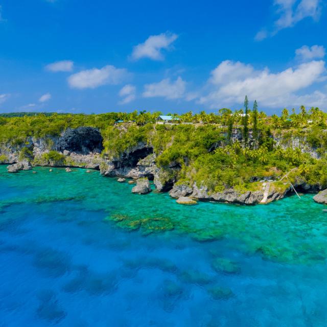 The Cliffs of Jokin in Lifou, Loyalty Islands of New Caledonia.