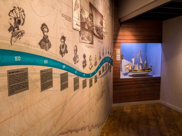 The permanent exhibition of the Maritime Museum of New Caledonia.