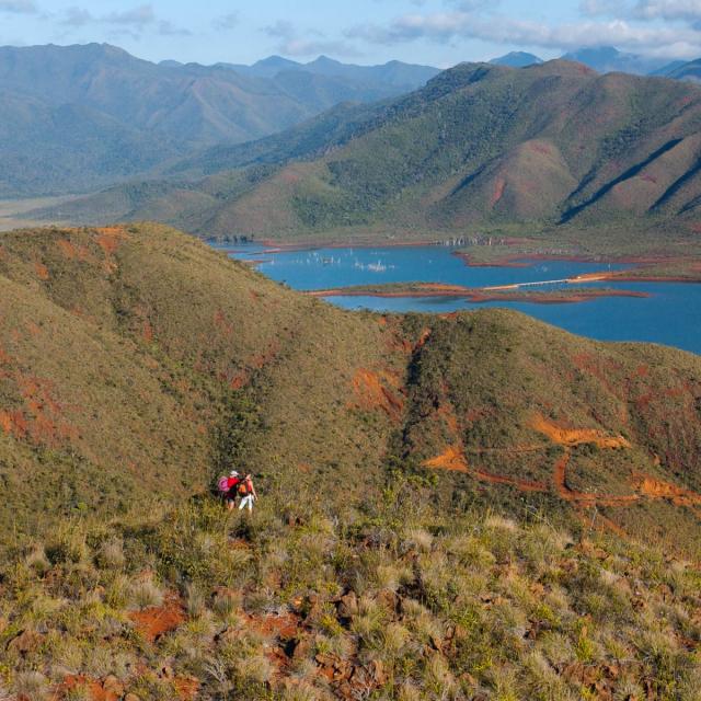 Hiking on New Caledonia's GR®NC1 long-distance hiking trail