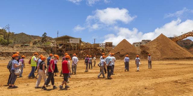 Visit to the Thio plateau mine in New Caledonia.