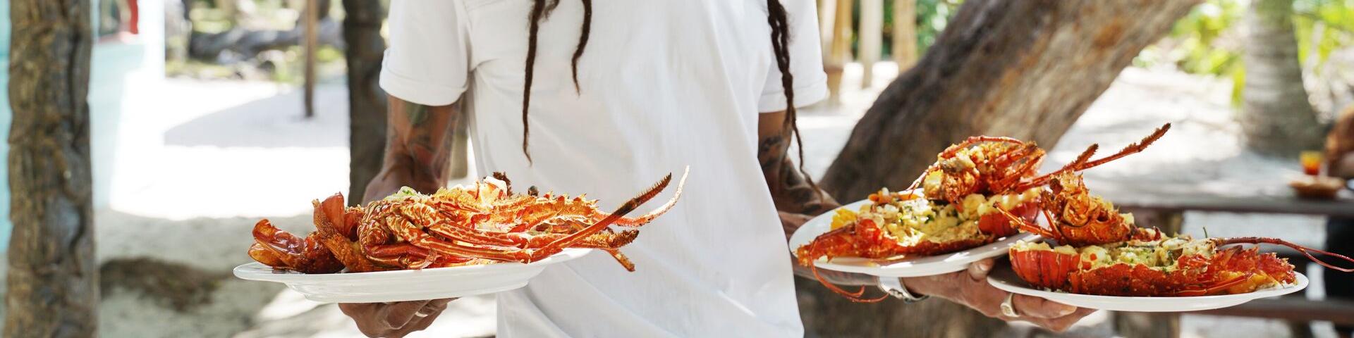 Enjoy lobster on Île des Pins