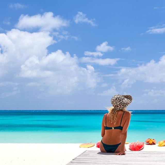 Relaxing on the beach in Ouvéa