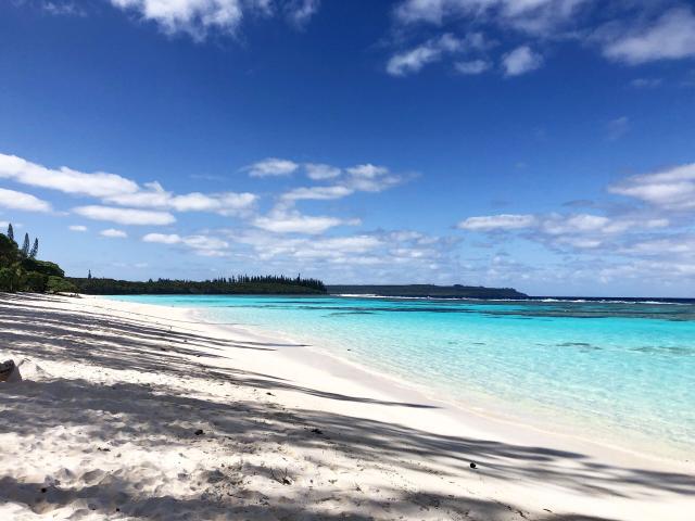 Yédjélé beach, Maré, Loyalty Islands, New Caledonia.