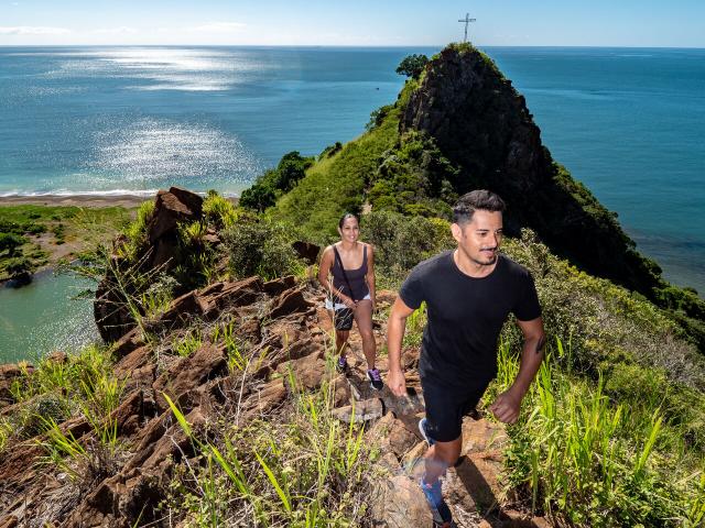 Hiking on the Bota Méré in Thio, New Caledonia.