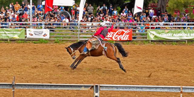 Attend the Bourail Fair rodeo in New Caledonia.