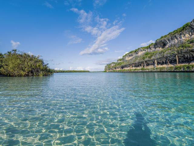 Lagoon Cliffs of Lékiny in Ouvéa