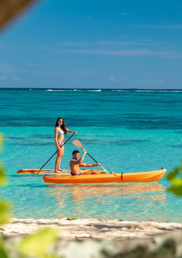 Paddle et kayak à l'îlot Ténia
