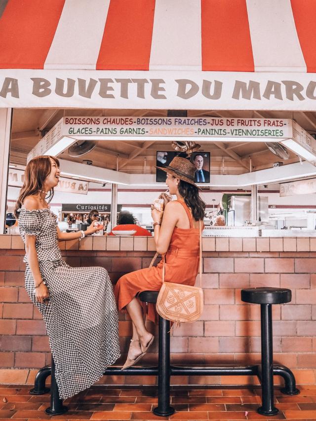 Moselle market's refreshment bar in Noumea