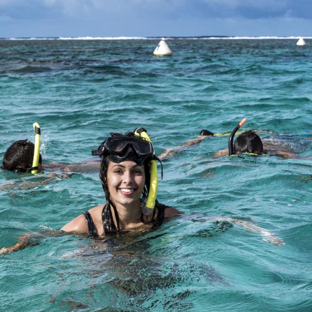Snorkelling in Poé lagoon