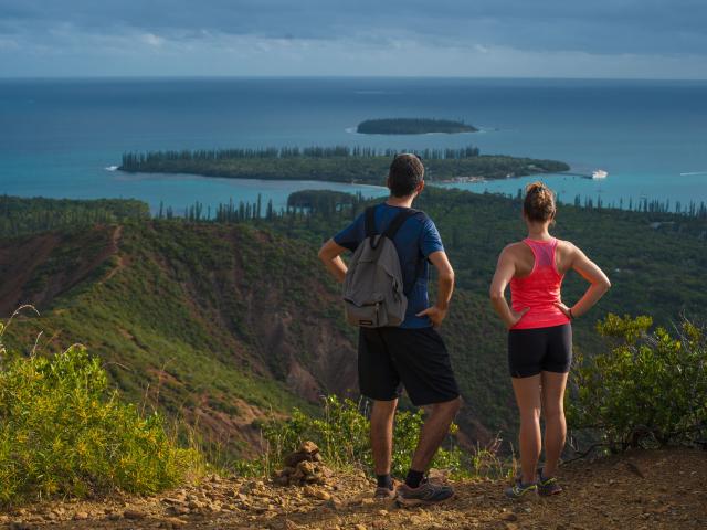 Hiking to the summit of Pic Nga on Île des Pins