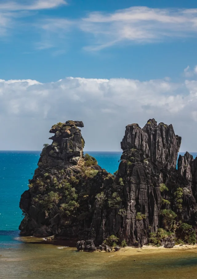 Hienghène hen in New Caledonia