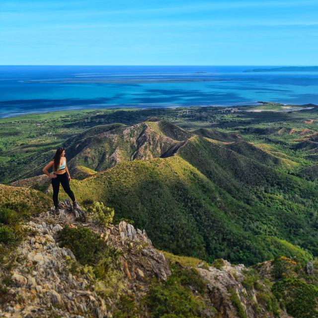 Mountain hiking in Poum