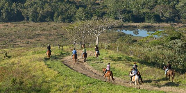 Horseback riding on the West Coast