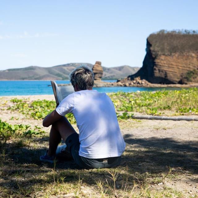 La Roche Percée beach in Bourail