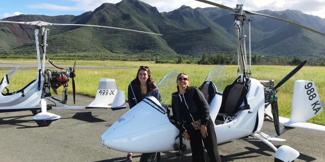 ジャイロコプターによるハート・オブ・ヴォー上空飛行