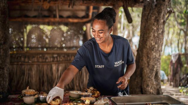 Lunch on the islands of New Caledonia