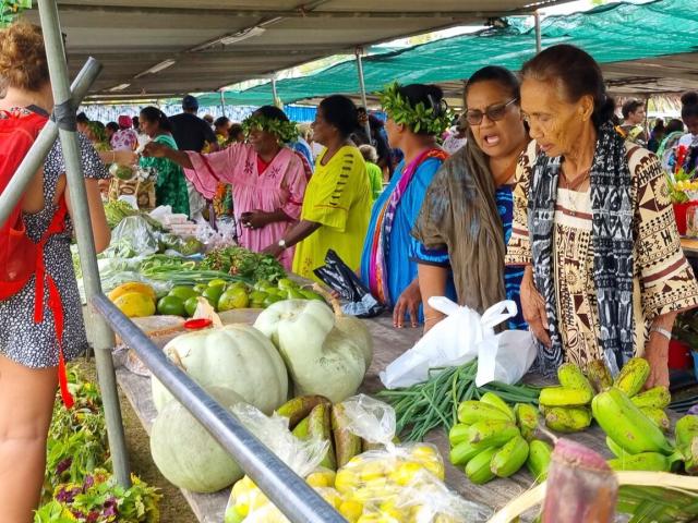 Visit a fair market in the Loyalty Islands