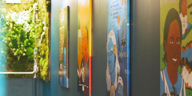 Local art exhibition in Noumea, New Caledonia