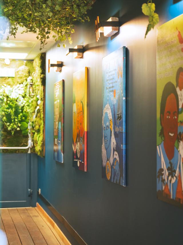 Local art exhibition in Nouméa, New Caledonia