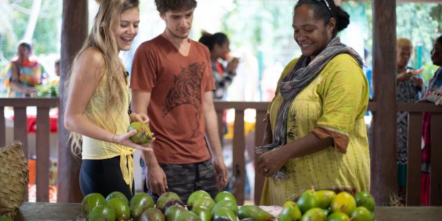Marché de Vao à l'Île des Pins