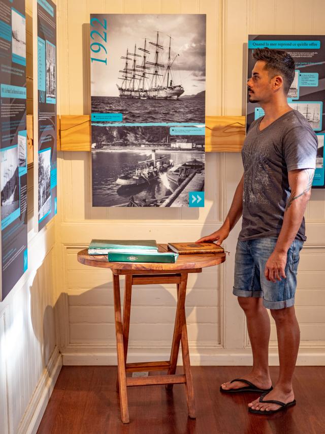 Exhibition at the Musée de la Mine in Thio