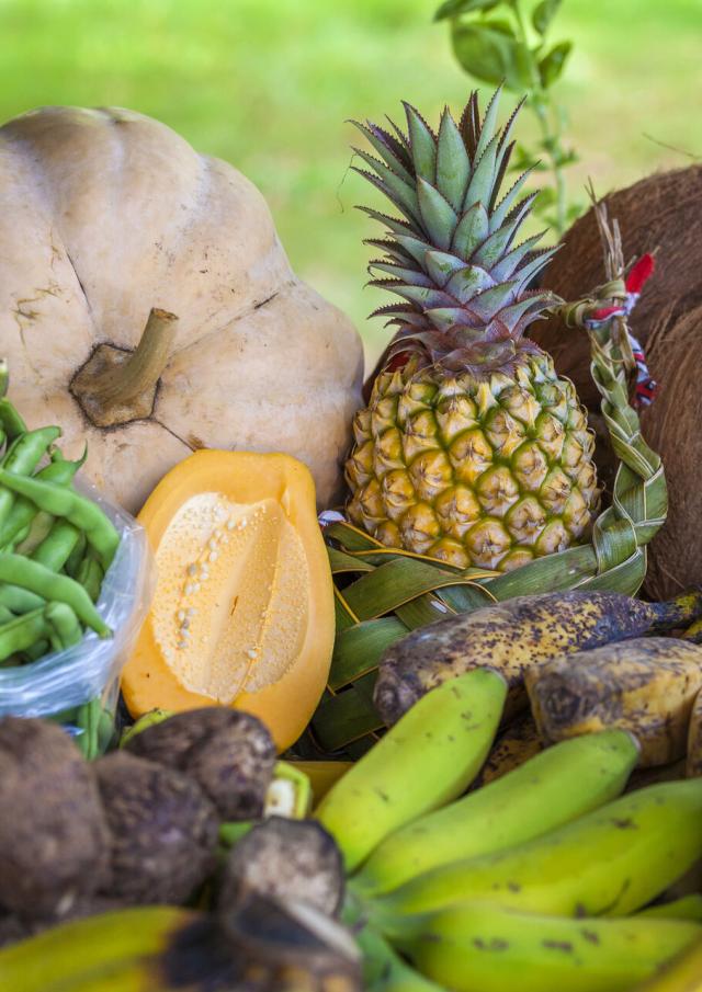 Fresh fruits and vegetables from New Caledonia