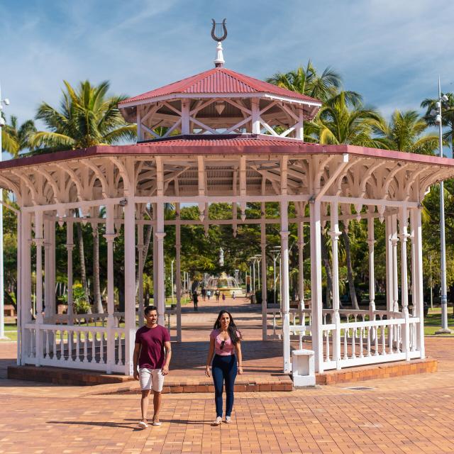 Stroll around Place des Cocotiers in Nouméa