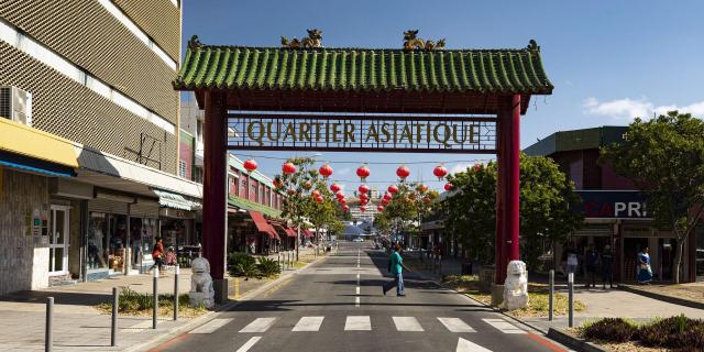 Asian quarter in downtown Nouméa