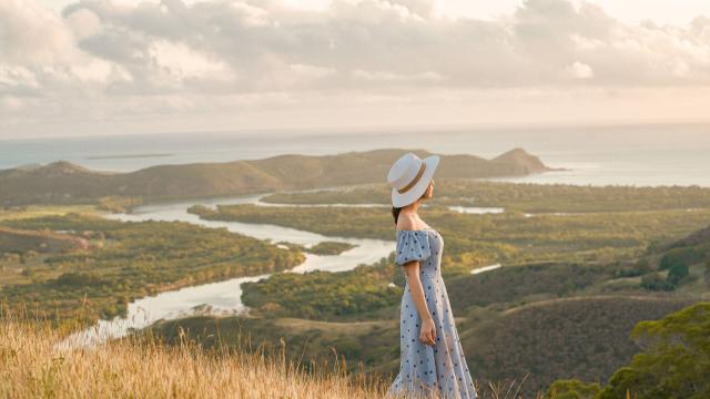 View of the Néra River at Bourail, West Coast