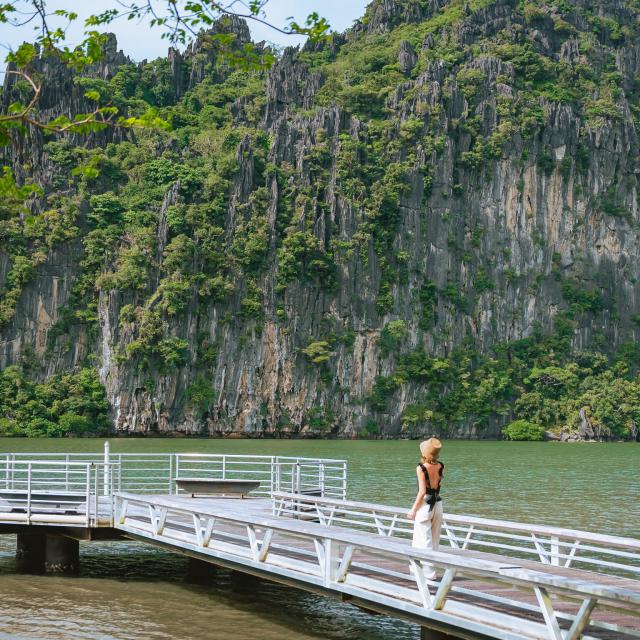 Admire the Linderalique Cliffs from the vantage point