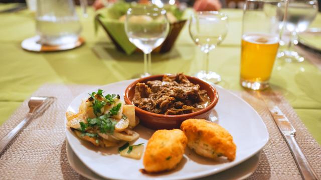 Dinner at a New Caledonian table d'hôte