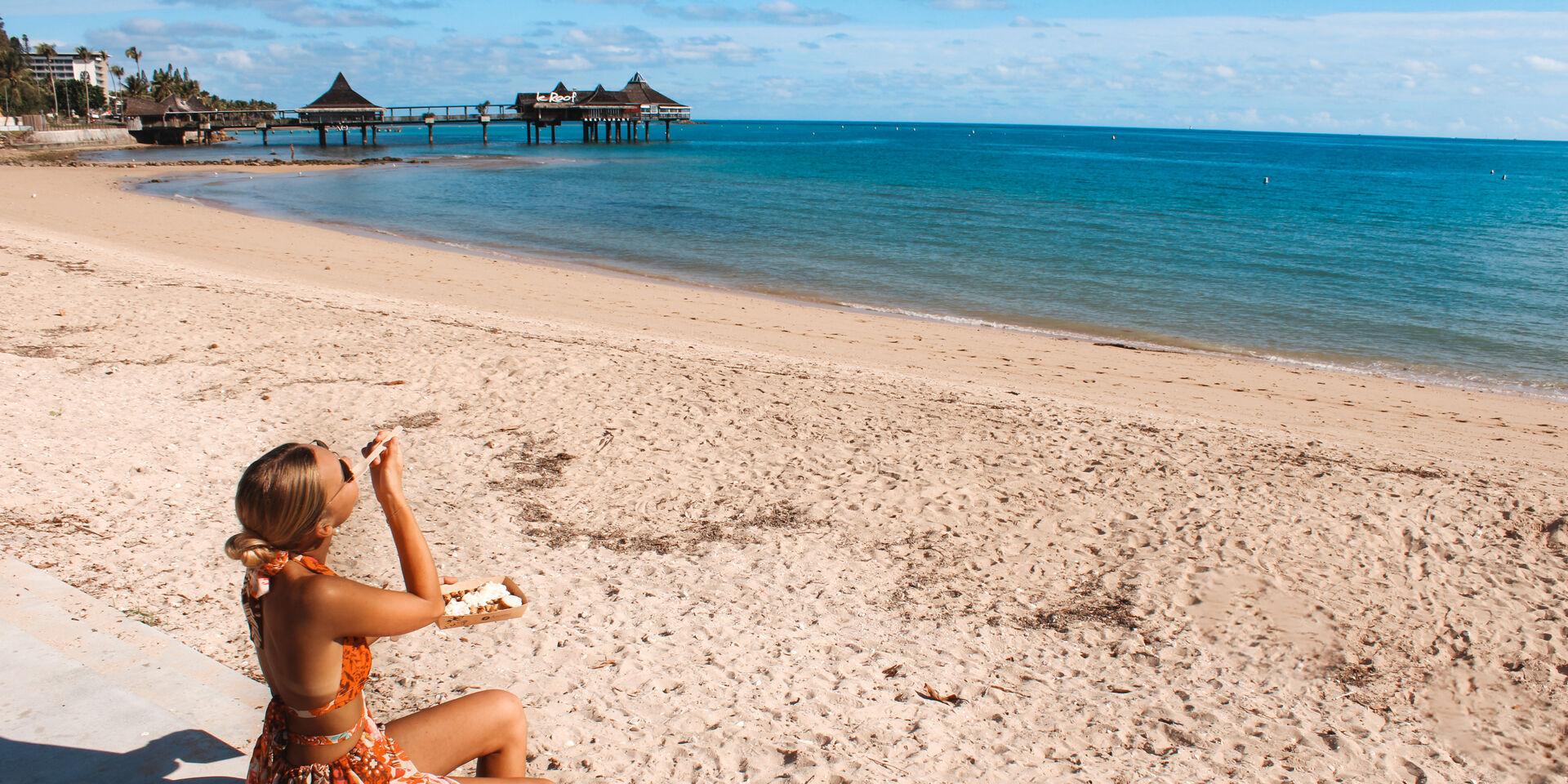 Ice cream on Anse Vata beach