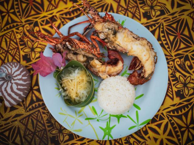 Enjoy an island lobster
