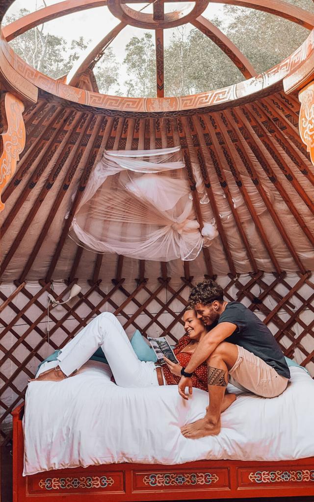 The Fruit Yurts in La Foa