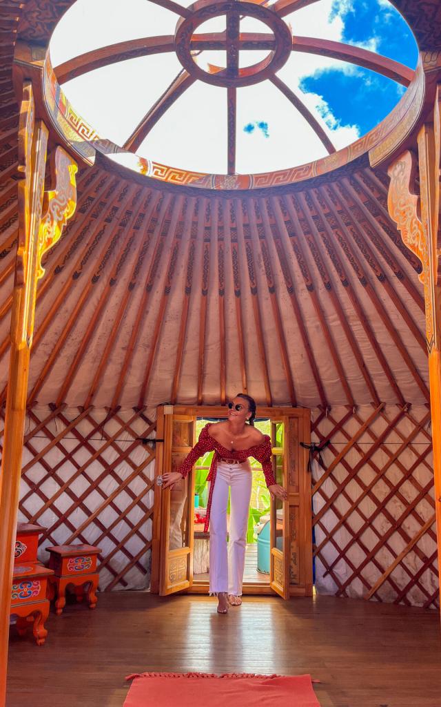 The Fruit Yurts in La Foa