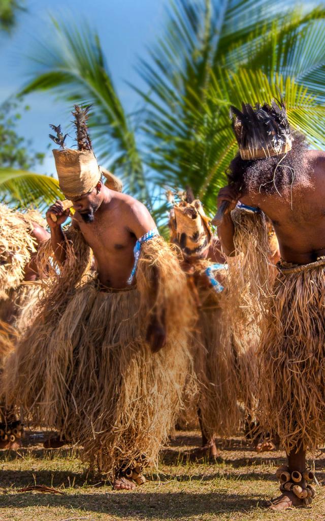 Traditional Kanak dancers