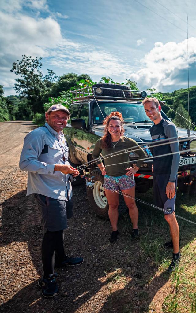 River fishing in Pouembout