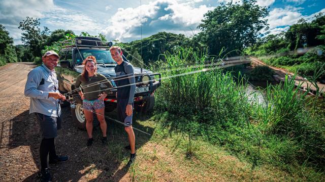 River fishing in Pouembout
