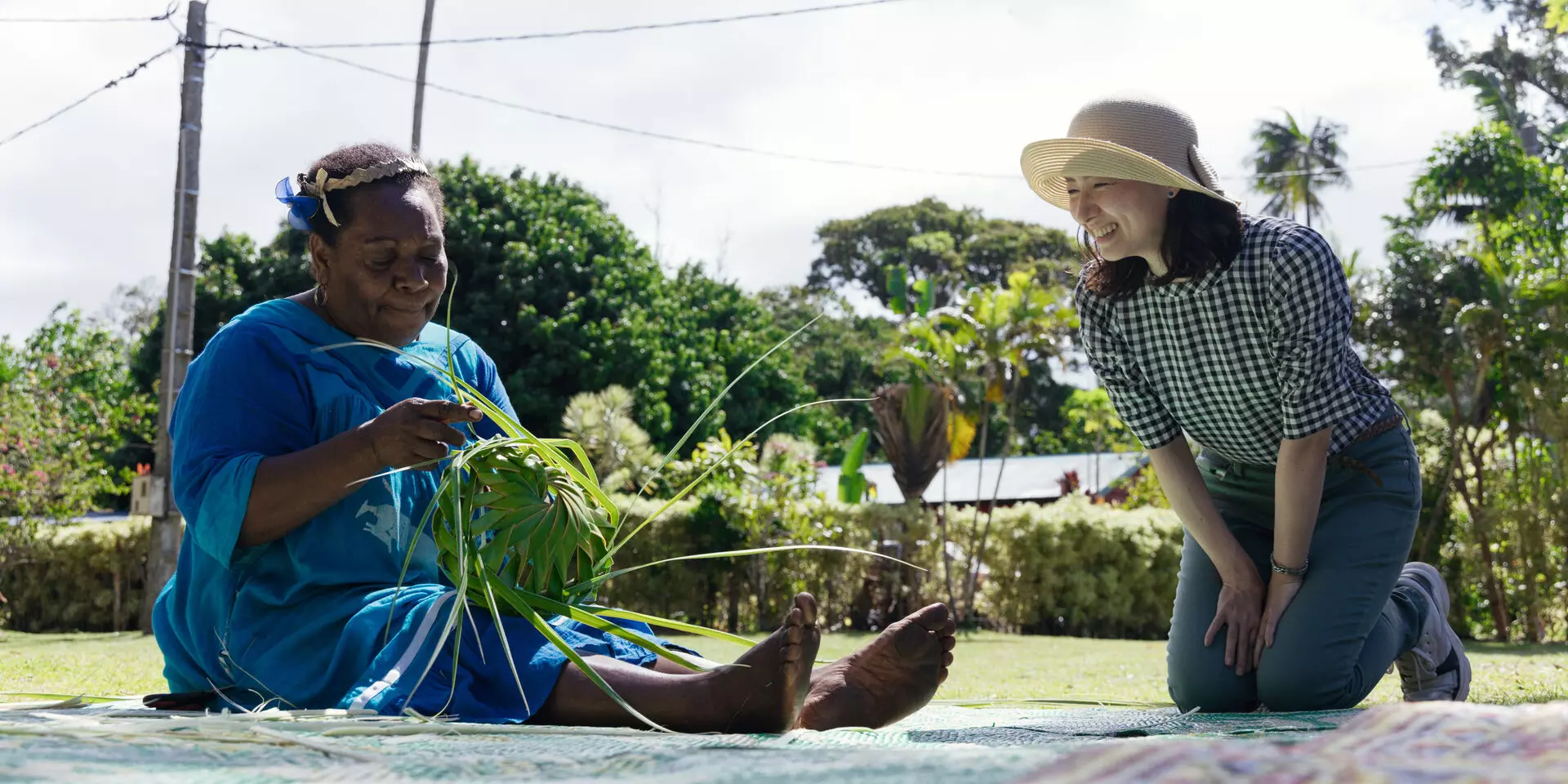 部族歓迎でカナック文化に浸る