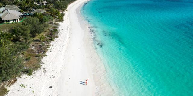 Chateaubriand bay on Lifou island