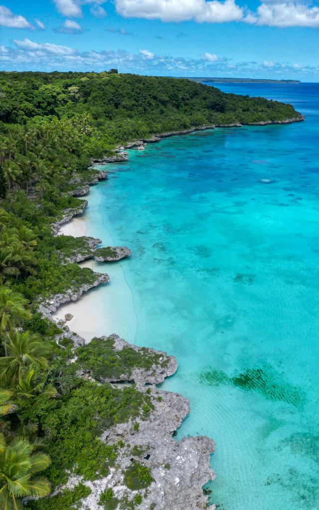 Peng beach on Lifou island